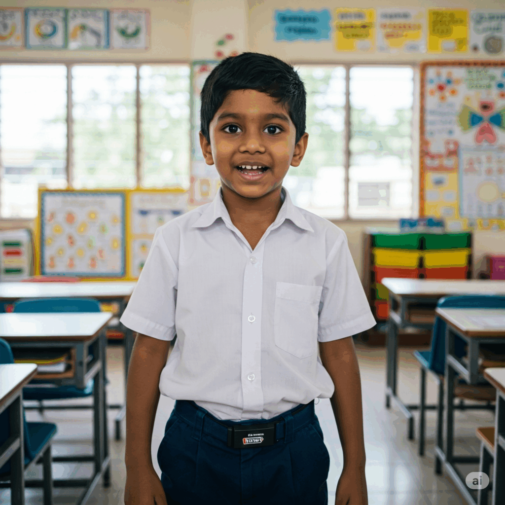 Tamil boy describing his look