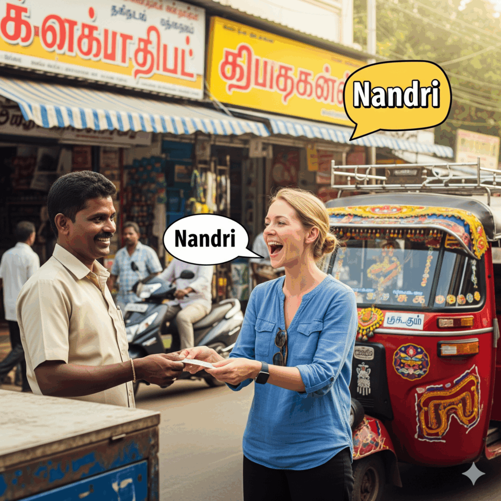 Nandri in Tamil